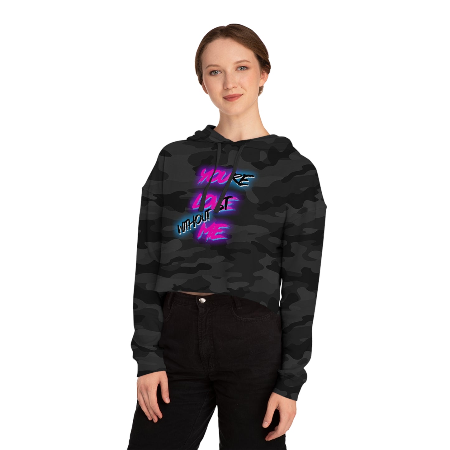 r0cean11 - You Love Me - Womens Cropped Hoodie