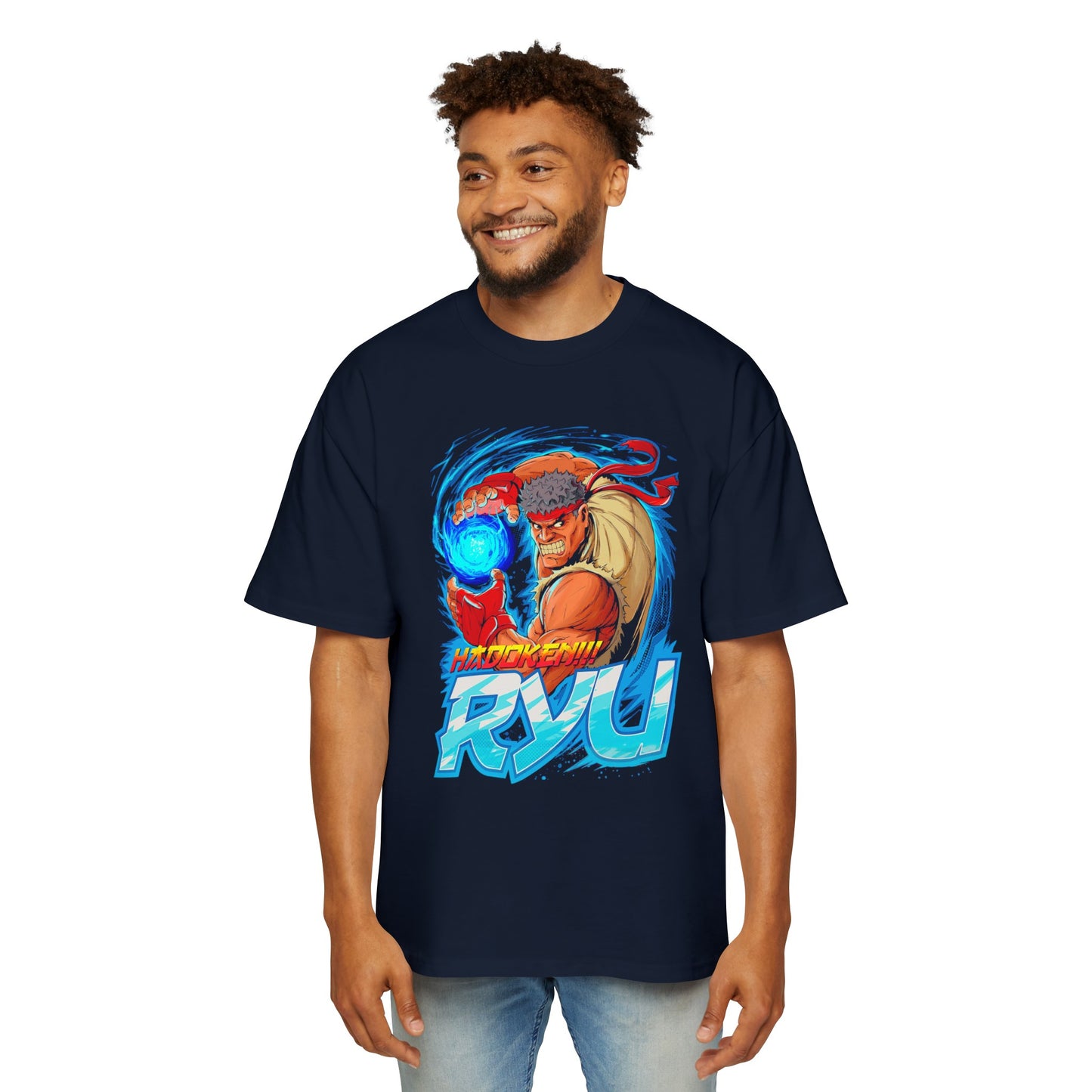 Retro Gaming - Street Fighter - Ryu - Heavy Oversized Tee
