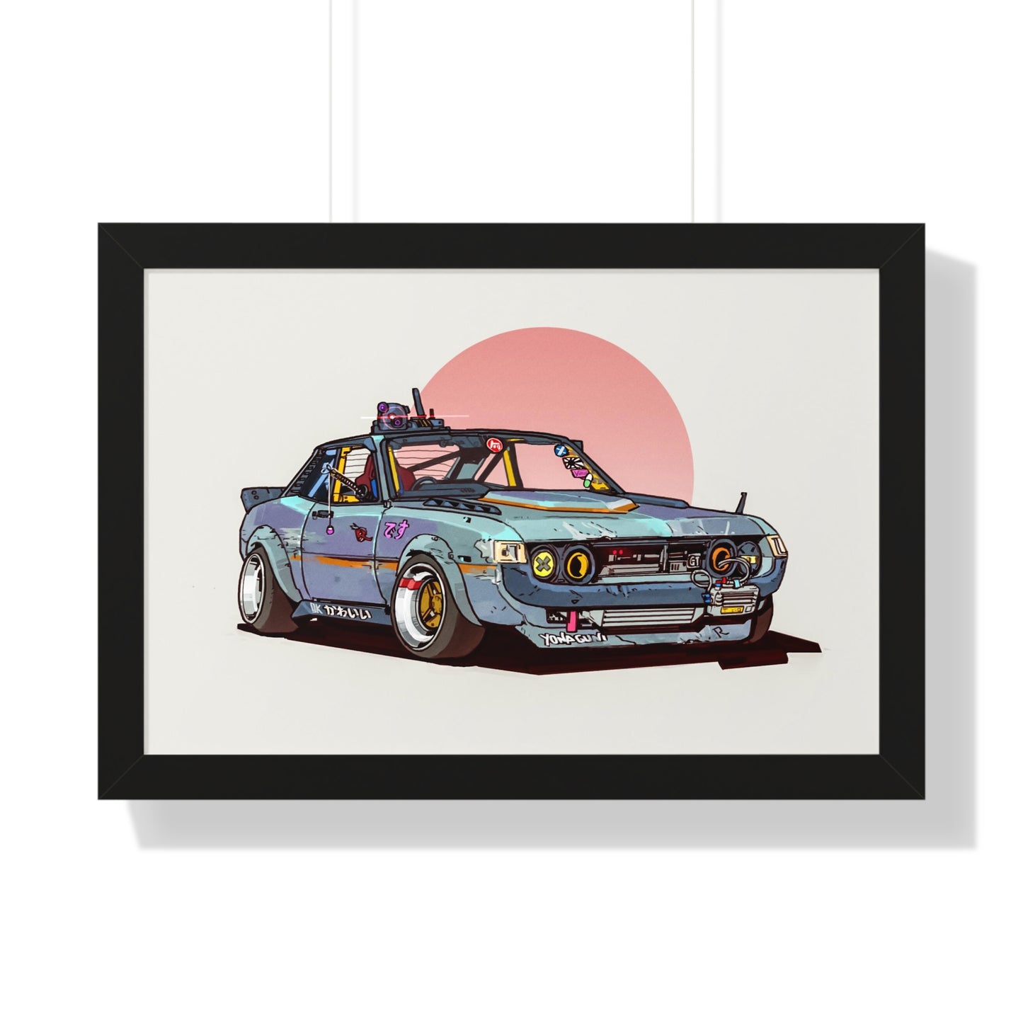Anime '82 - Celica - Framed Poster