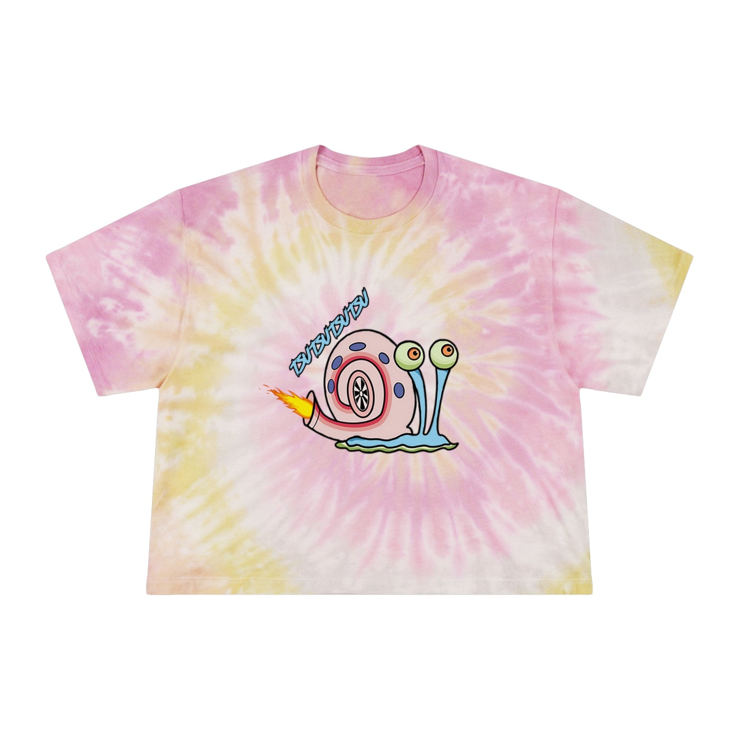 r0cean11 - Gary Turbo - Womens Tie-Dye Crop Tee