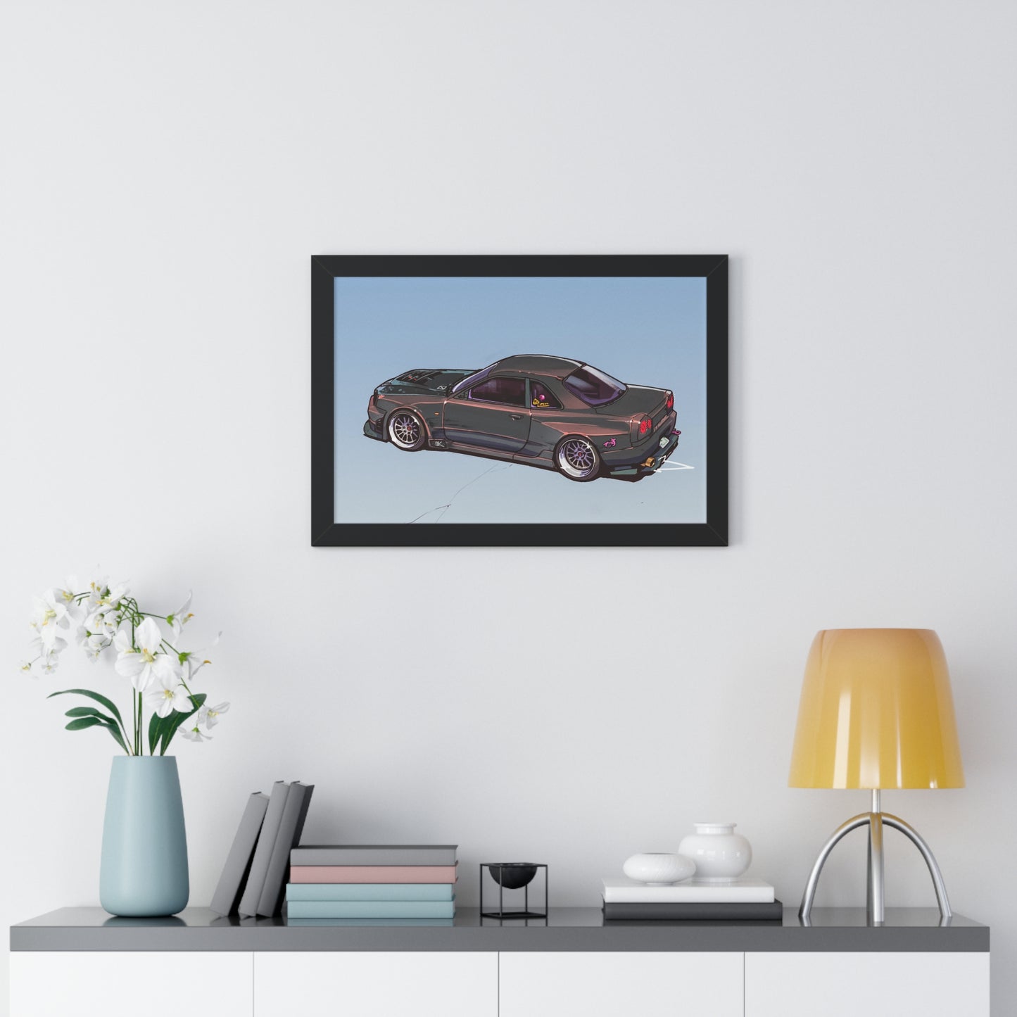 Anime '82 - Skyline - Framed Poster
