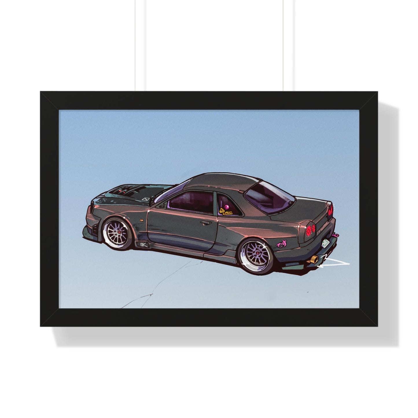 Anime '82 - Skyline - Framed Poster