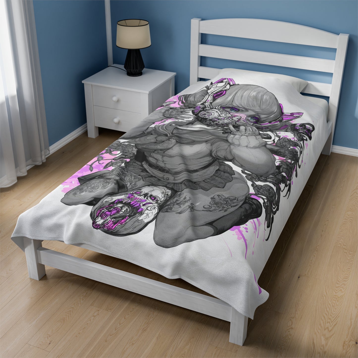 My Hero Academia - Himiko Cyberpunk - Velveteen Plush Blanket