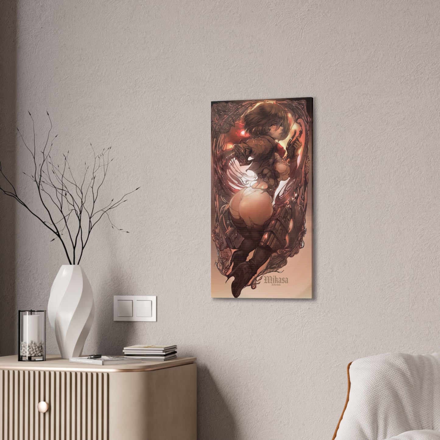 Attack on Titan - Mikasa - Fine Art Canvas