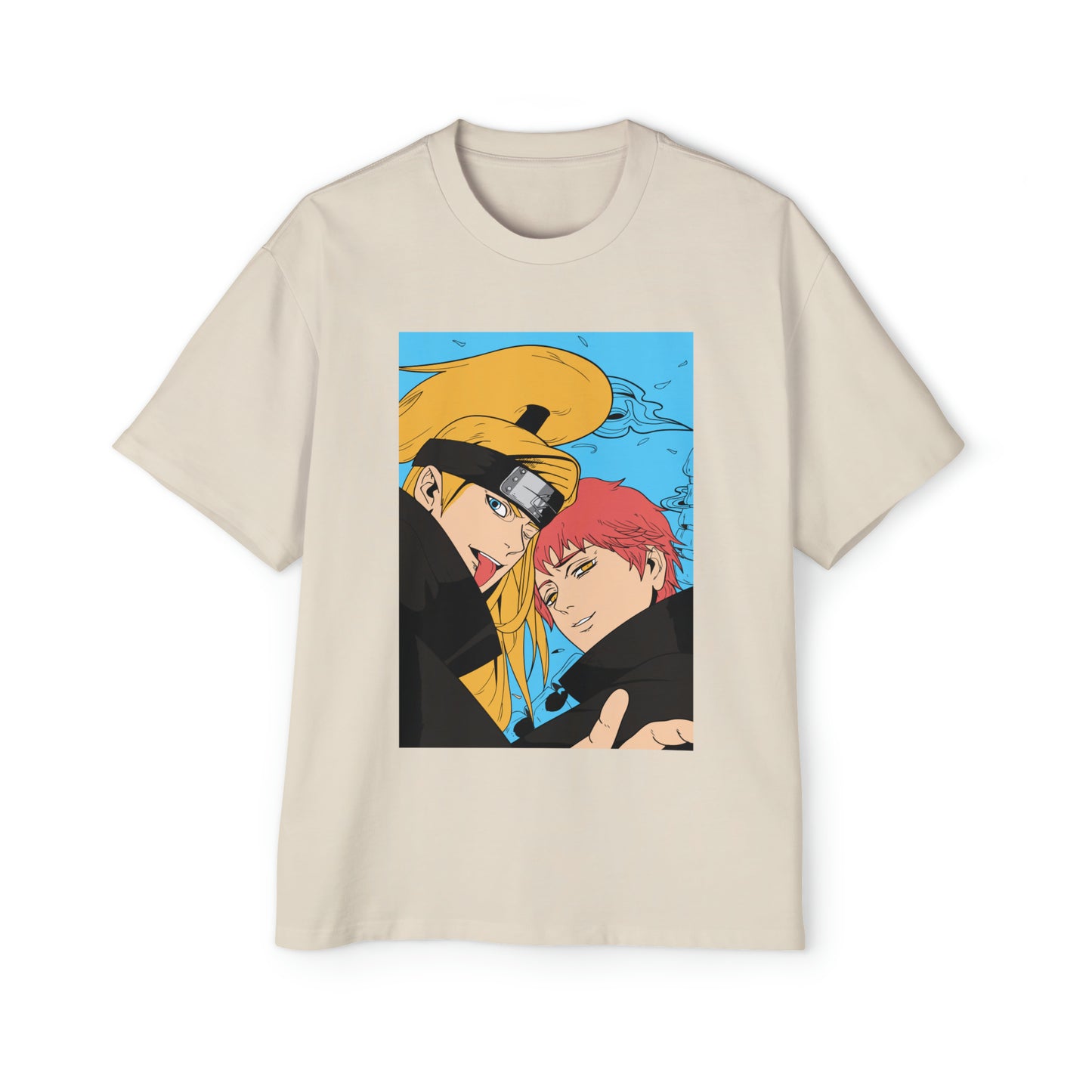 Naruto - Deidara and Sasori - Heavy Oversized Tee