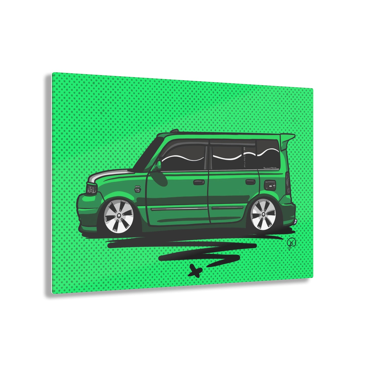 Sxetched X r0cean11 - 2006 Scion xB - Acrylic Print