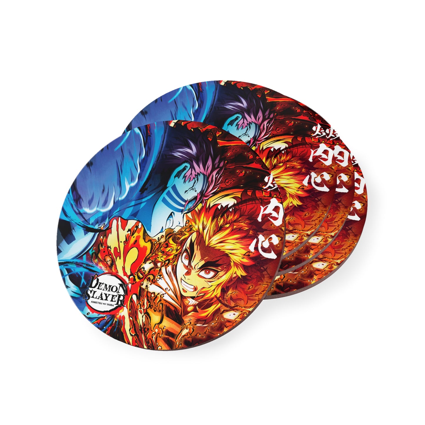 Demon Slayer - Akaza VS Rengoku - Coasters