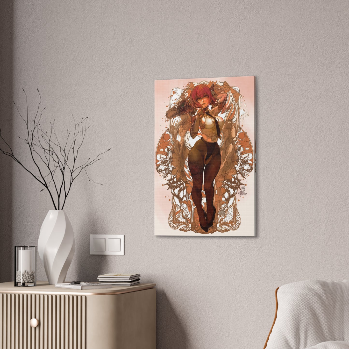 Chainsaw Man - Makima - Fine Art Canvas