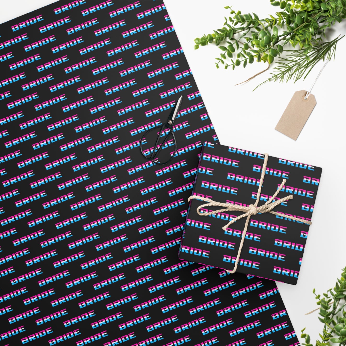 r0cean11 X Bride - Vaporwave - Wrapping Paper