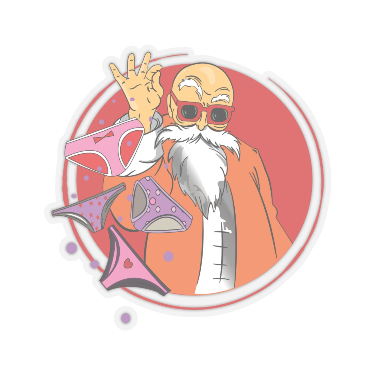 Dragon Ball - Roshi Sprinkles - Sticker