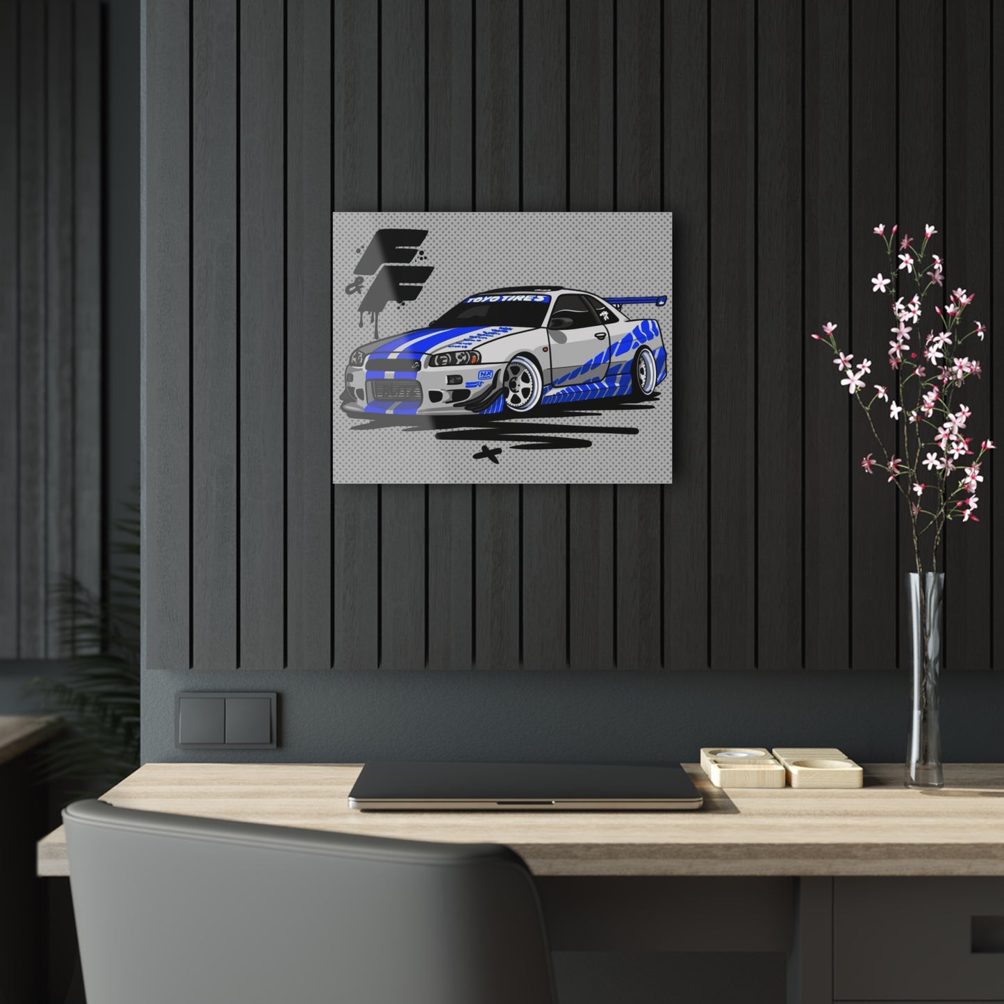 Sxetched X r0cean11 - FF Skyline - Acrylic Print
