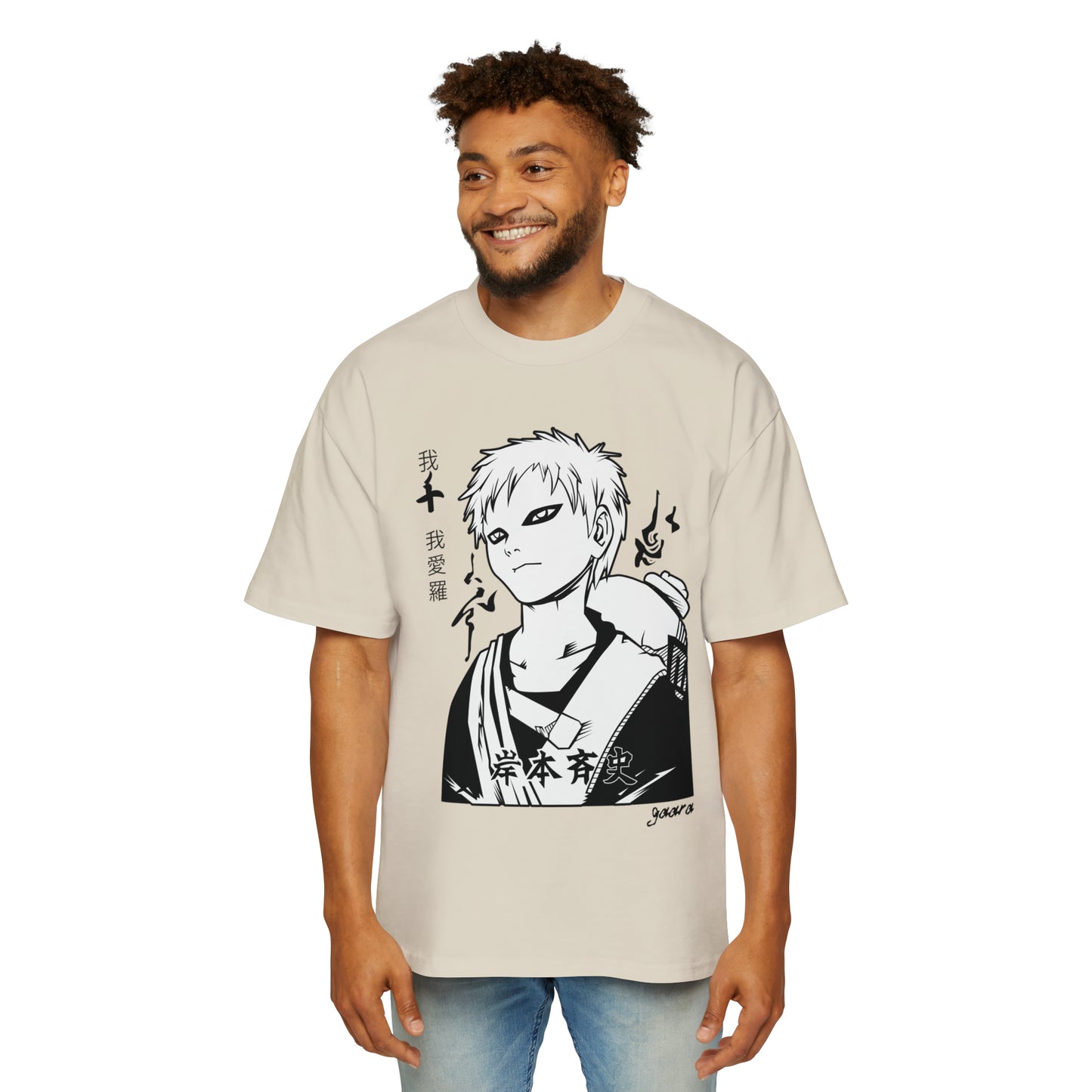 Naruto - Gaara - Heavy Oversized Tee