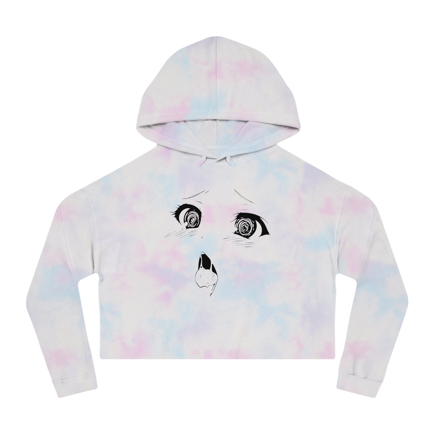 r0cean11 - Ahegao - Womens Cropped Hoodie