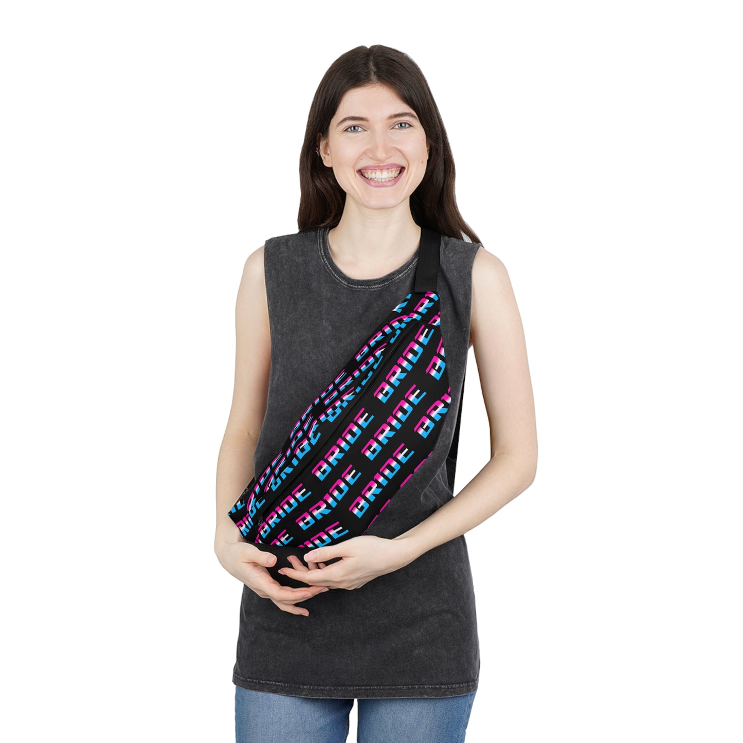 r0cean11 X Bride - Vaporwave - Large Fanny Pack