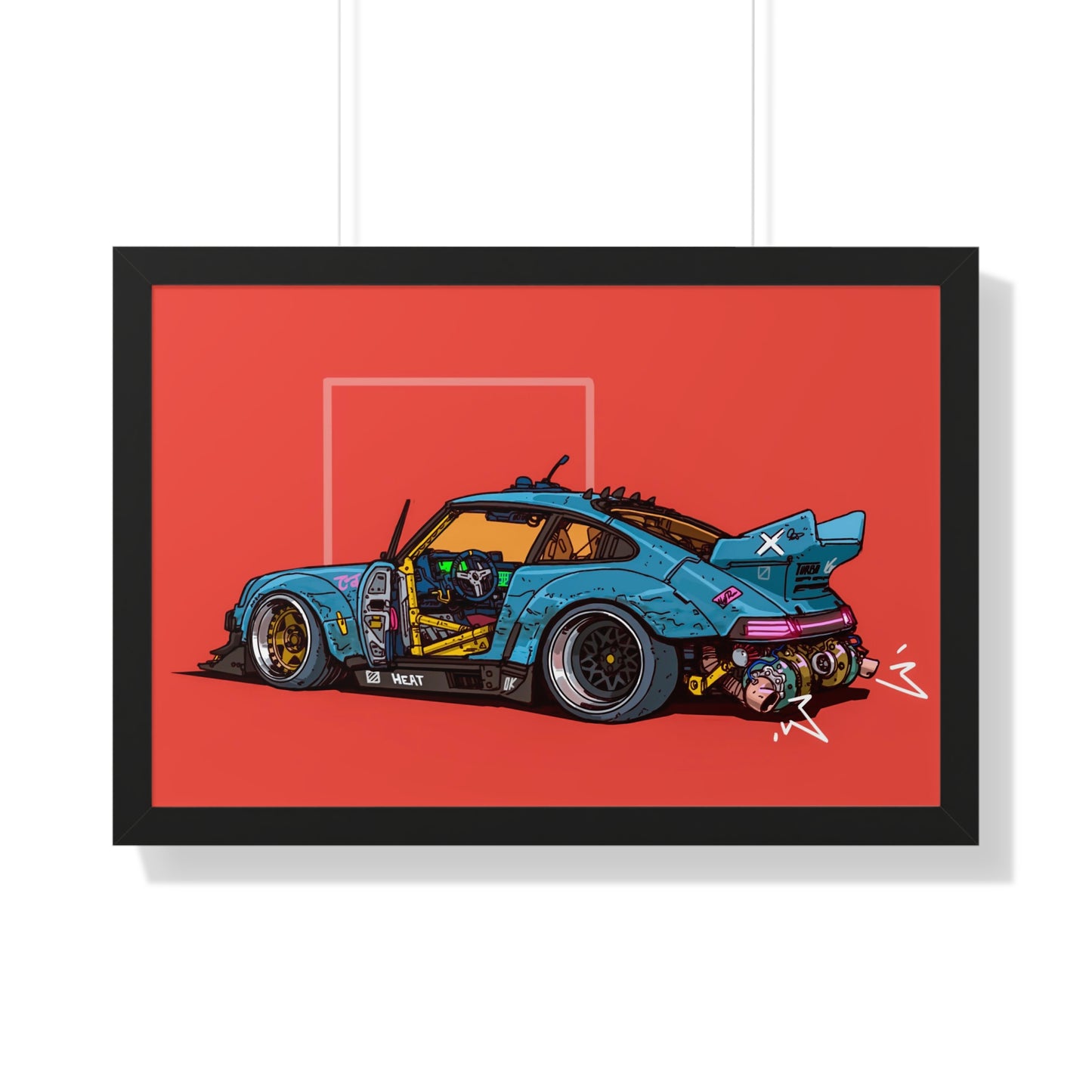 Anime '82 - Turbo - Framed Poster