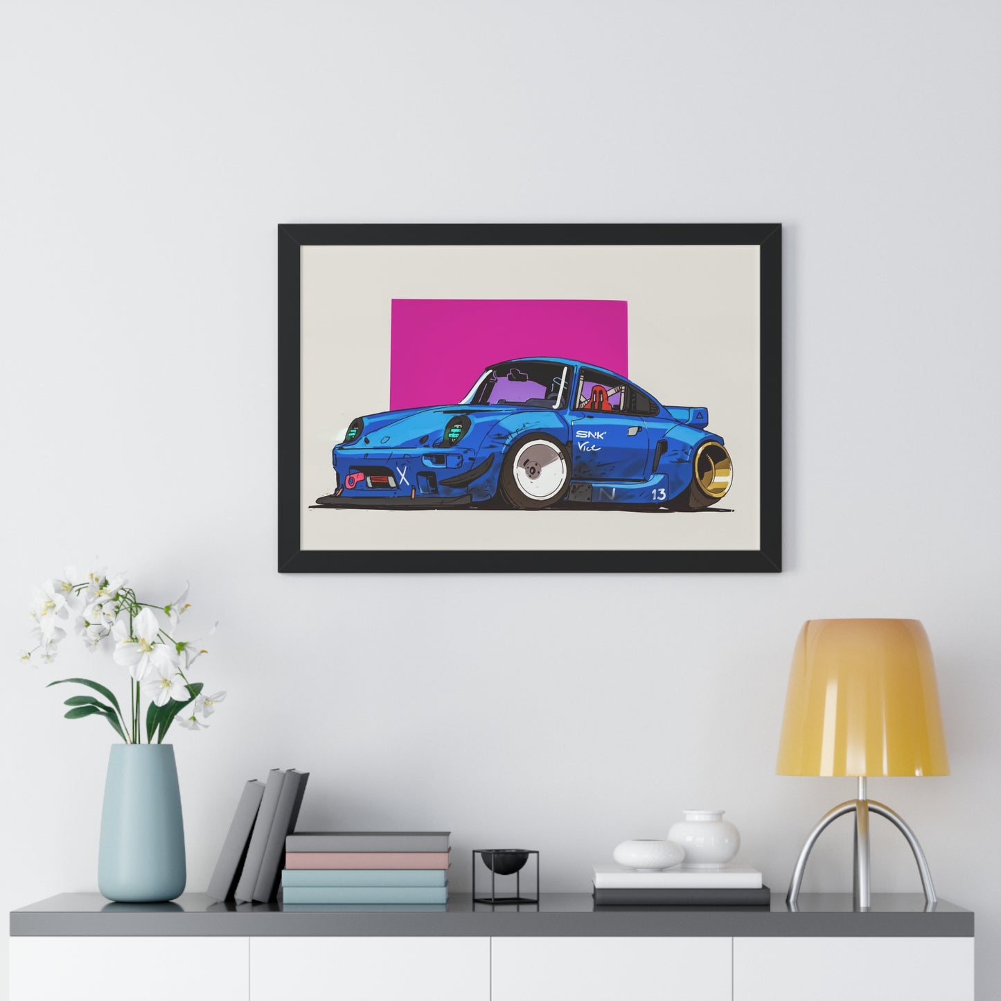 Anime '82 - RWB - Framed Poster