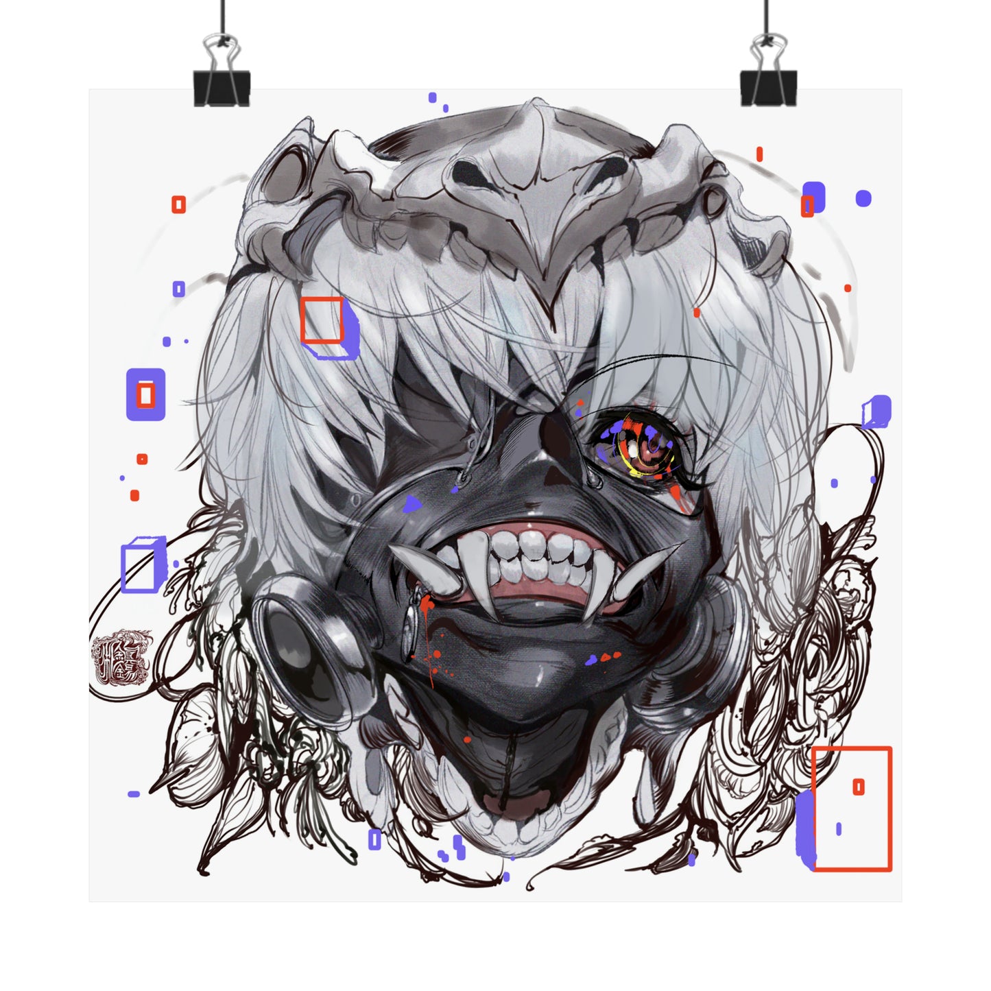 Tokyo Ghoul - Ken - Fine Art Canvas