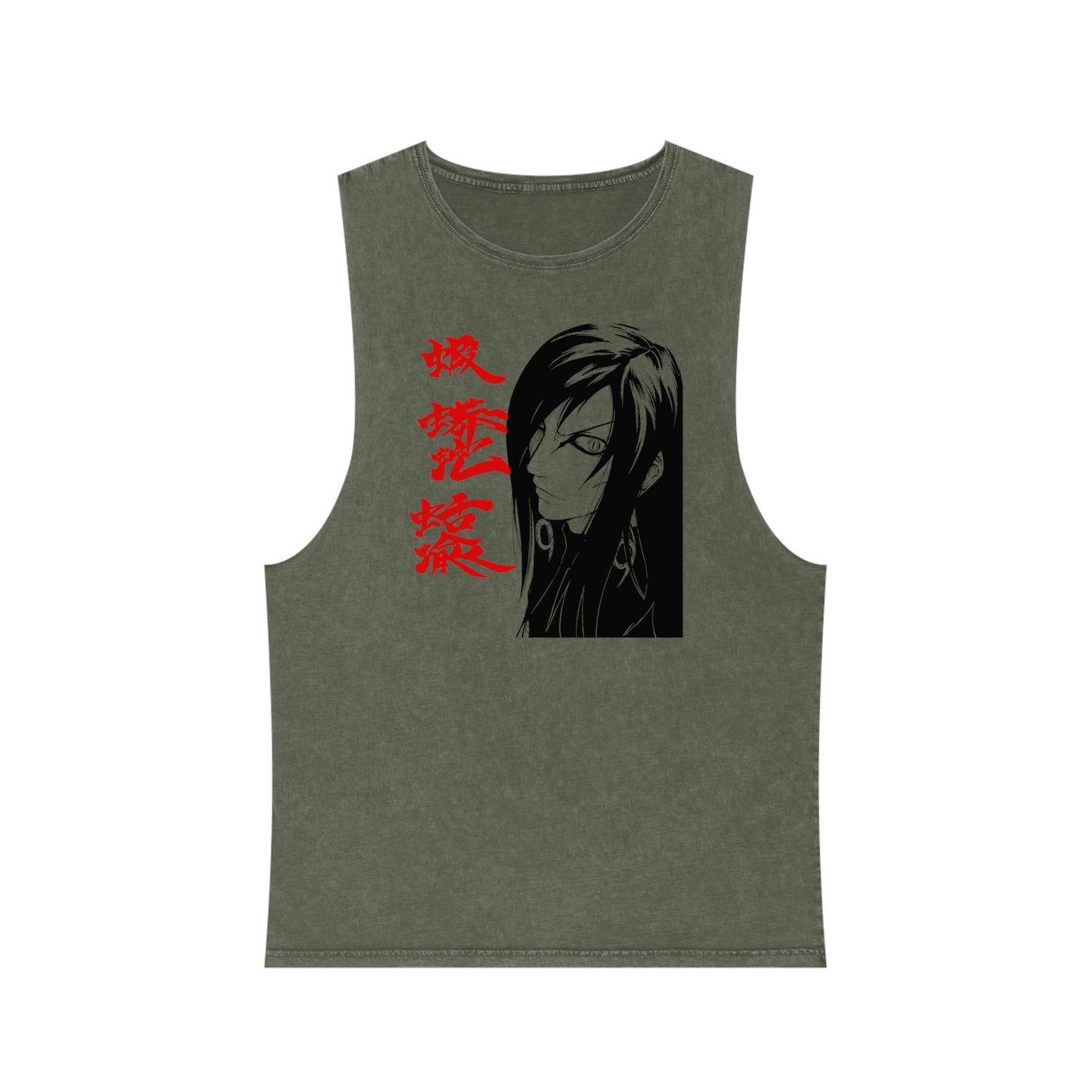 Naruto - Orochimaru - Stonewash Tank Top