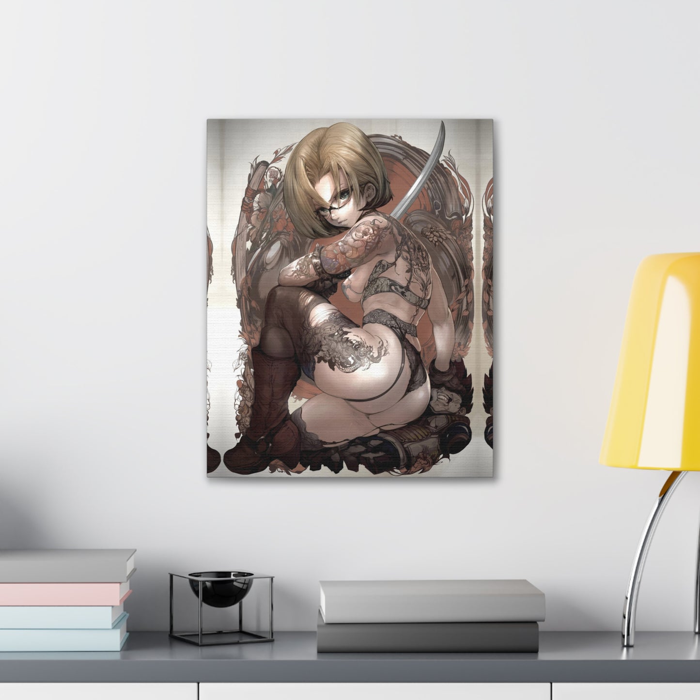 Dragon Ball - Android 18 Glasses - Fine Art Canvas