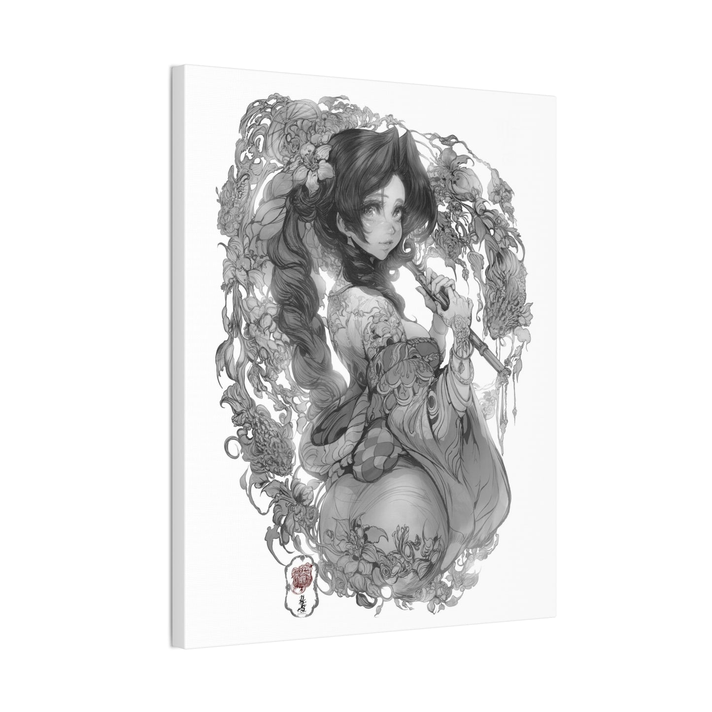Final Fantasy 7 - Aerith - Fina Art Canvas