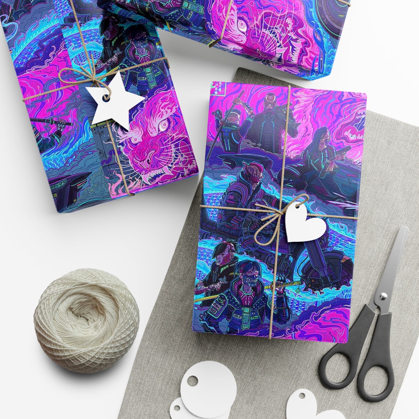 Cyberpunk - Vaporwave - Gift Wrap
