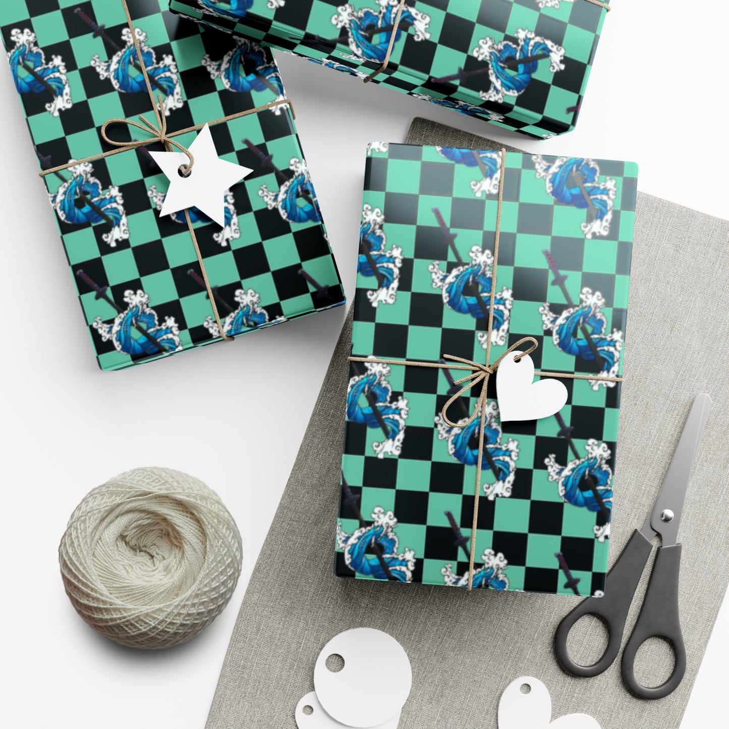 Demon Slayer - Tanjiro Water Breathing - Wrapping Paper