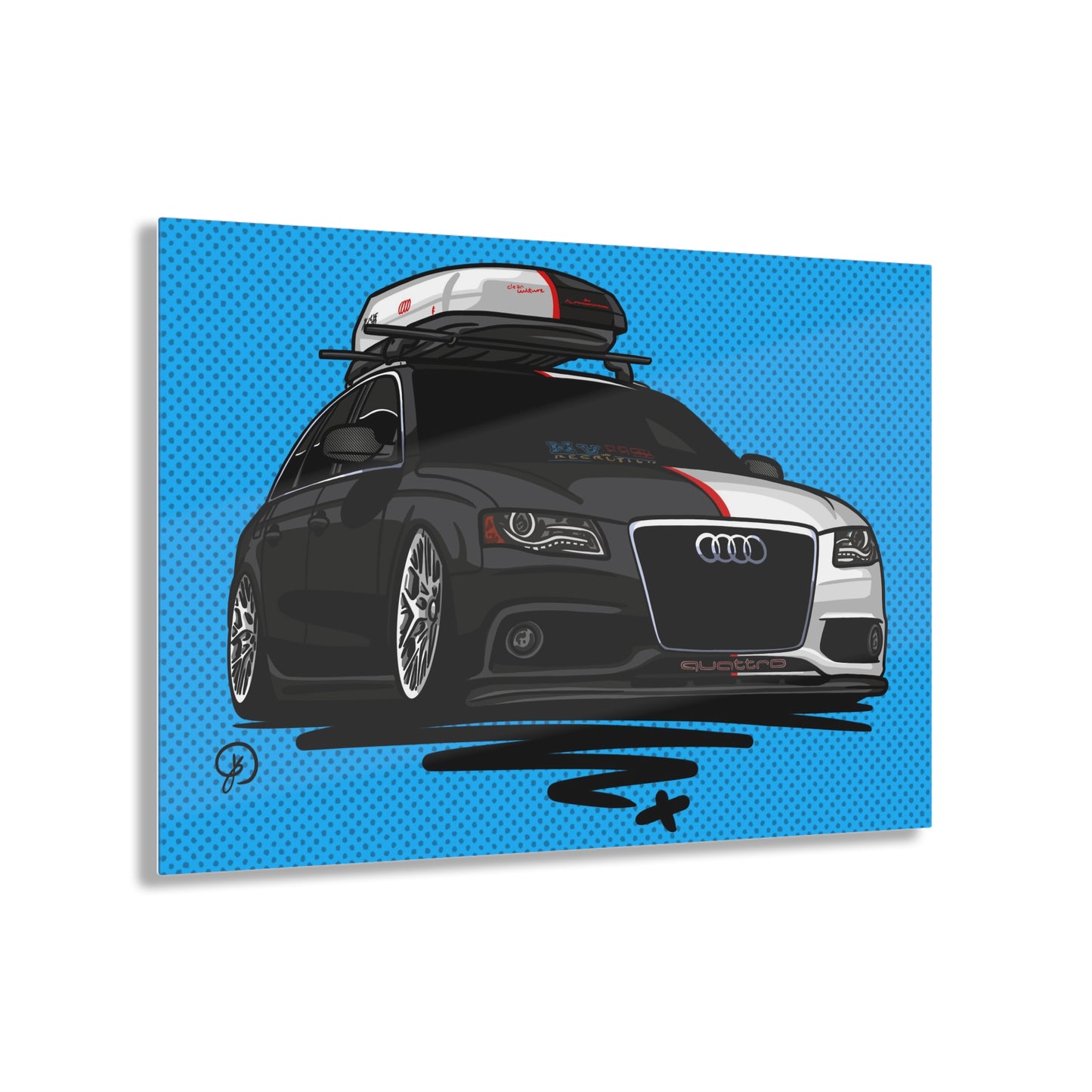 Sxetched X r0cean11 - 2010 Audi A4 Avant - Acrylic Print - Version 2.0