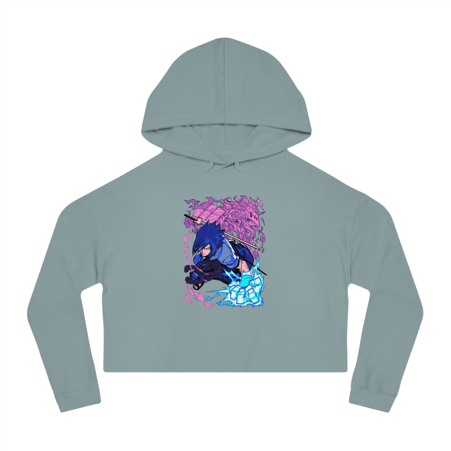 Naruto - Sasuke - Women’s Cropped Hoodie