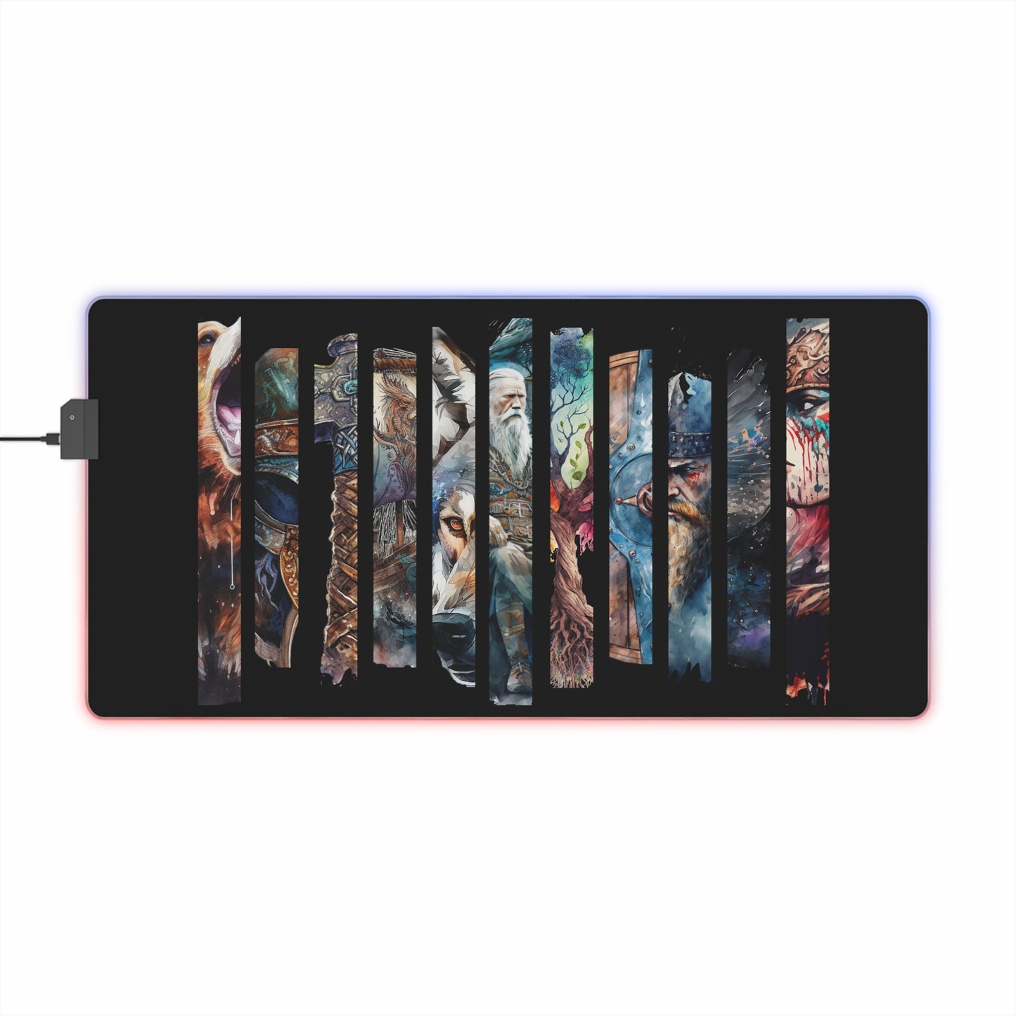 Valhalla Collection - LED Gaming Mouse Pad