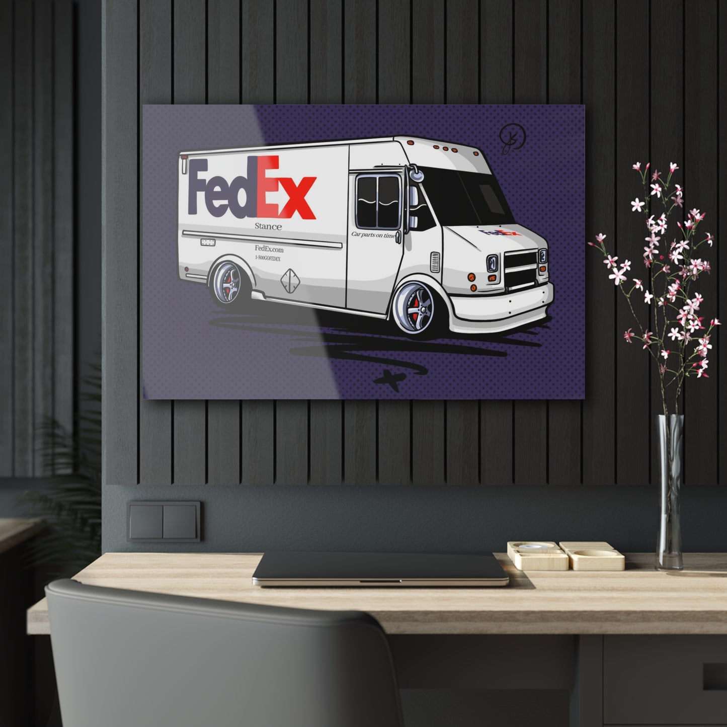 Sxetched X r0cean11 - Car Parts On Time - Acrylic Print