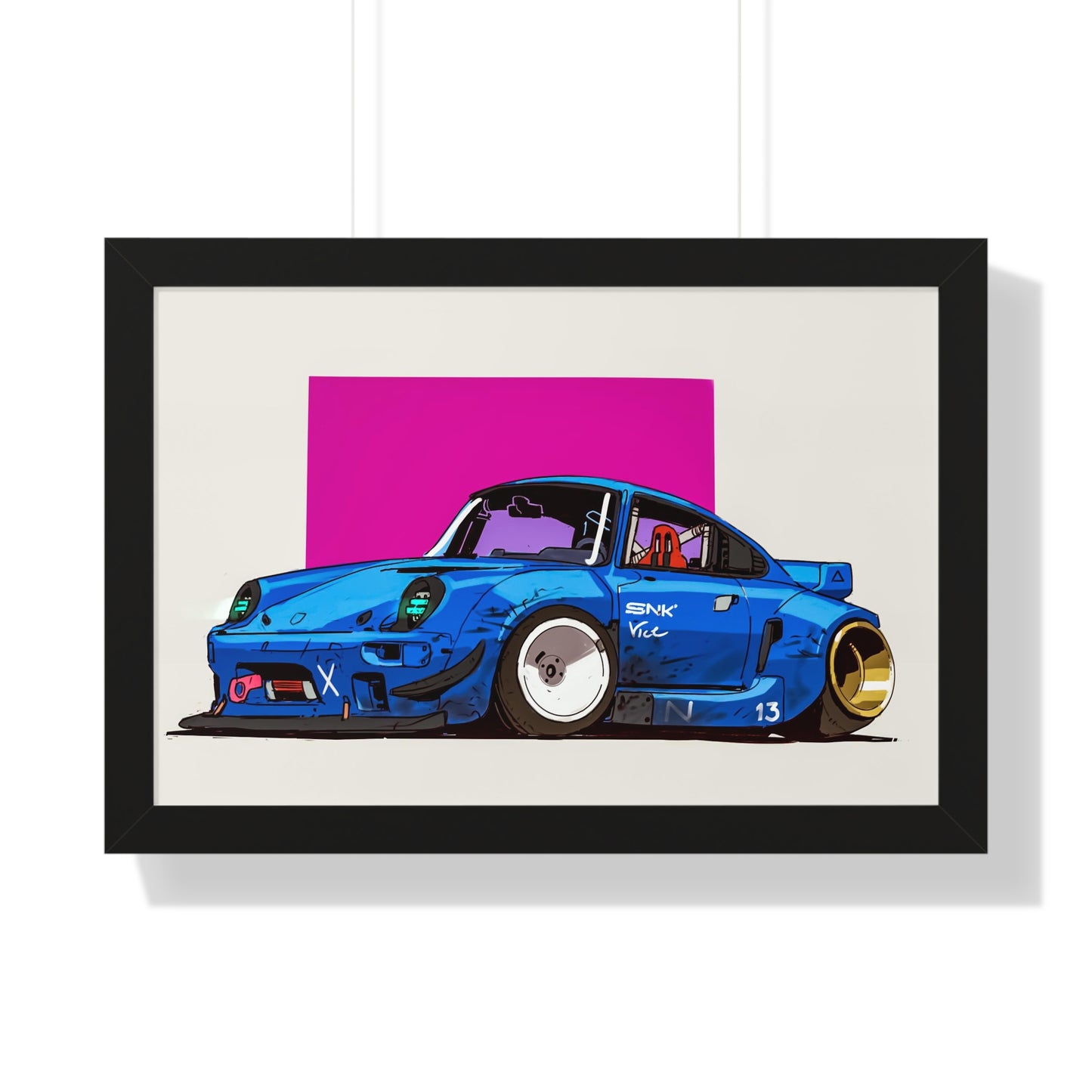 Anime '82 - RWB - Framed Poster