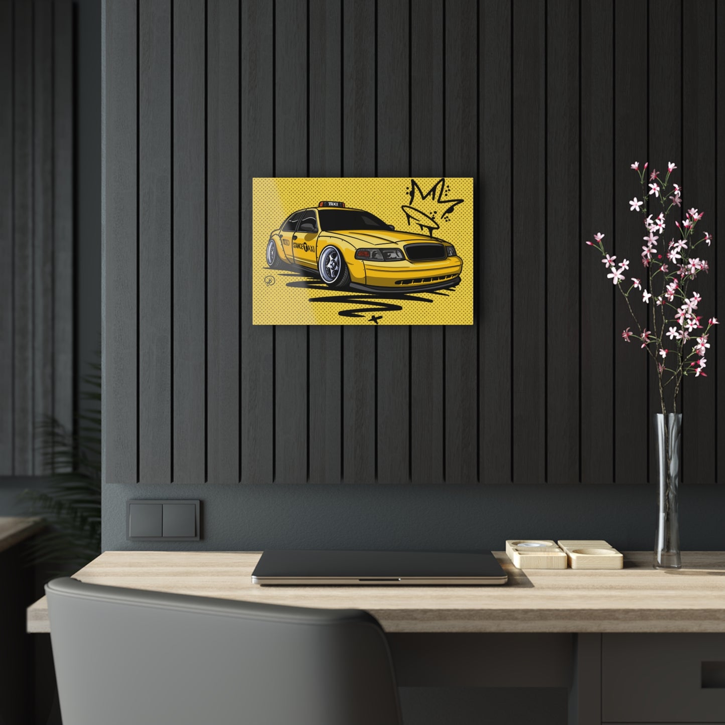 Sxetched X r0cean11 - Stance Taxi - Acrylic Print