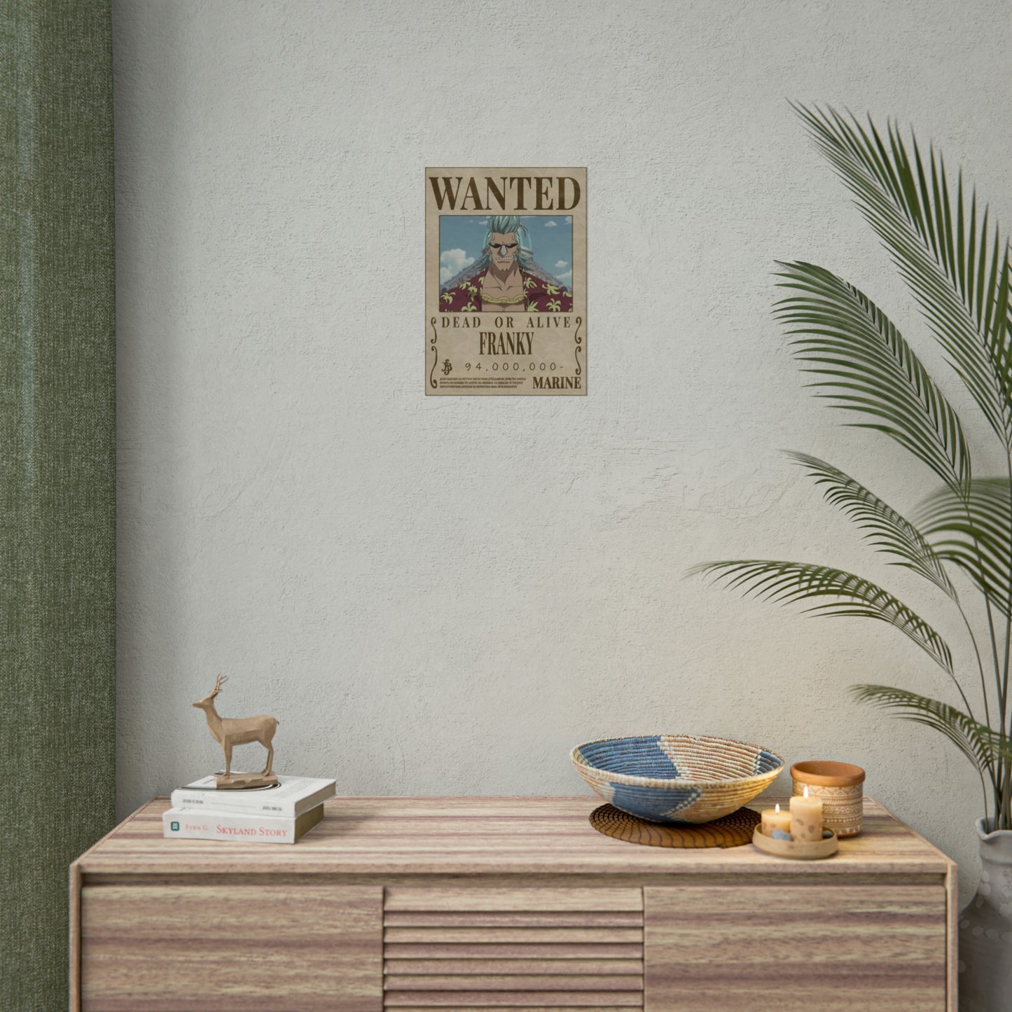 One Piece - Franky Wanted Poster
