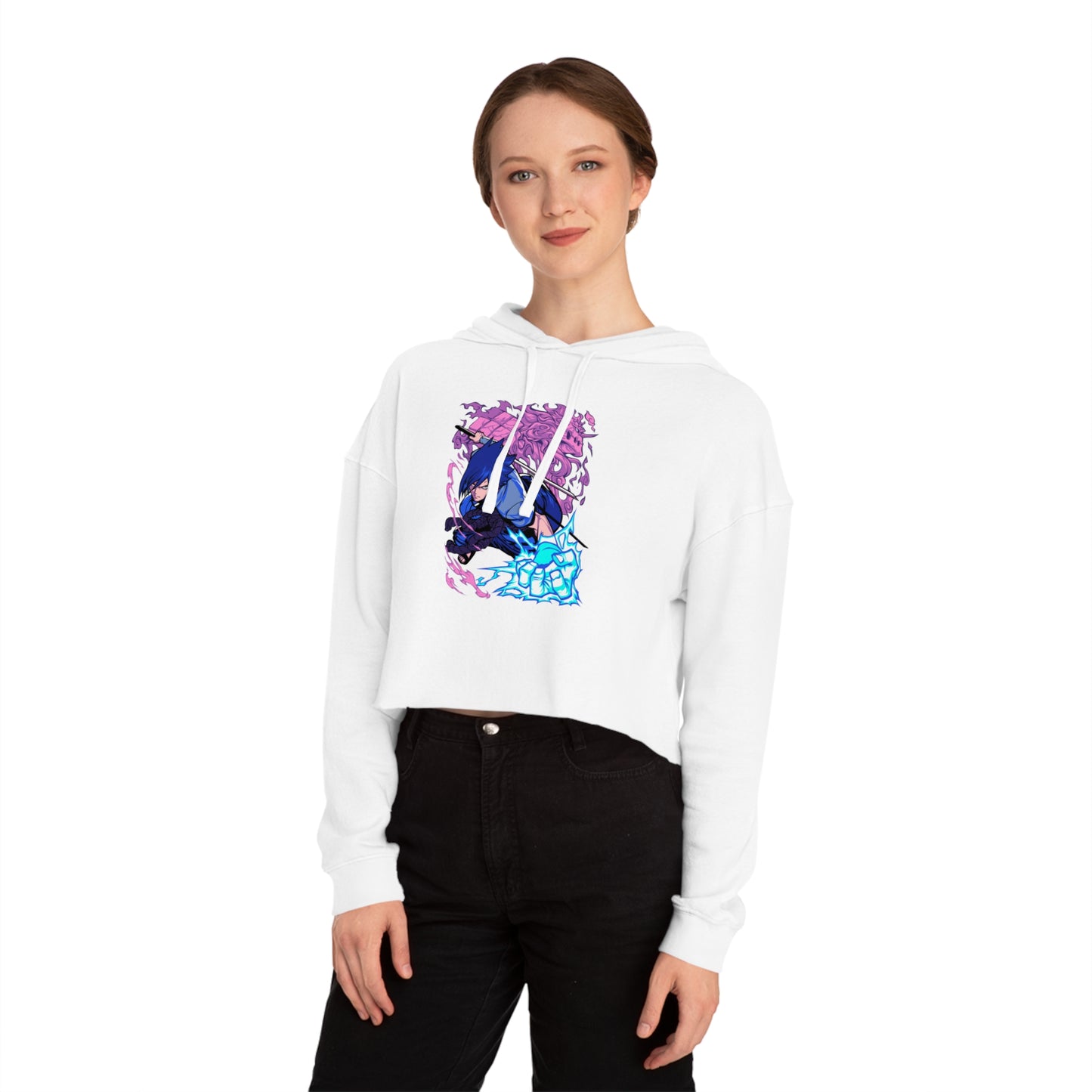 Naruto - Sasuke - Women’s Cropped Hoodie