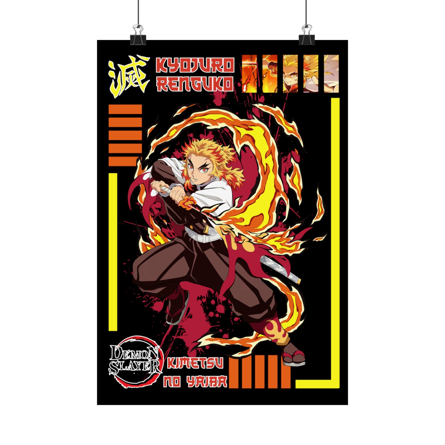 Demon Slayer - Kyrojuro - Poster