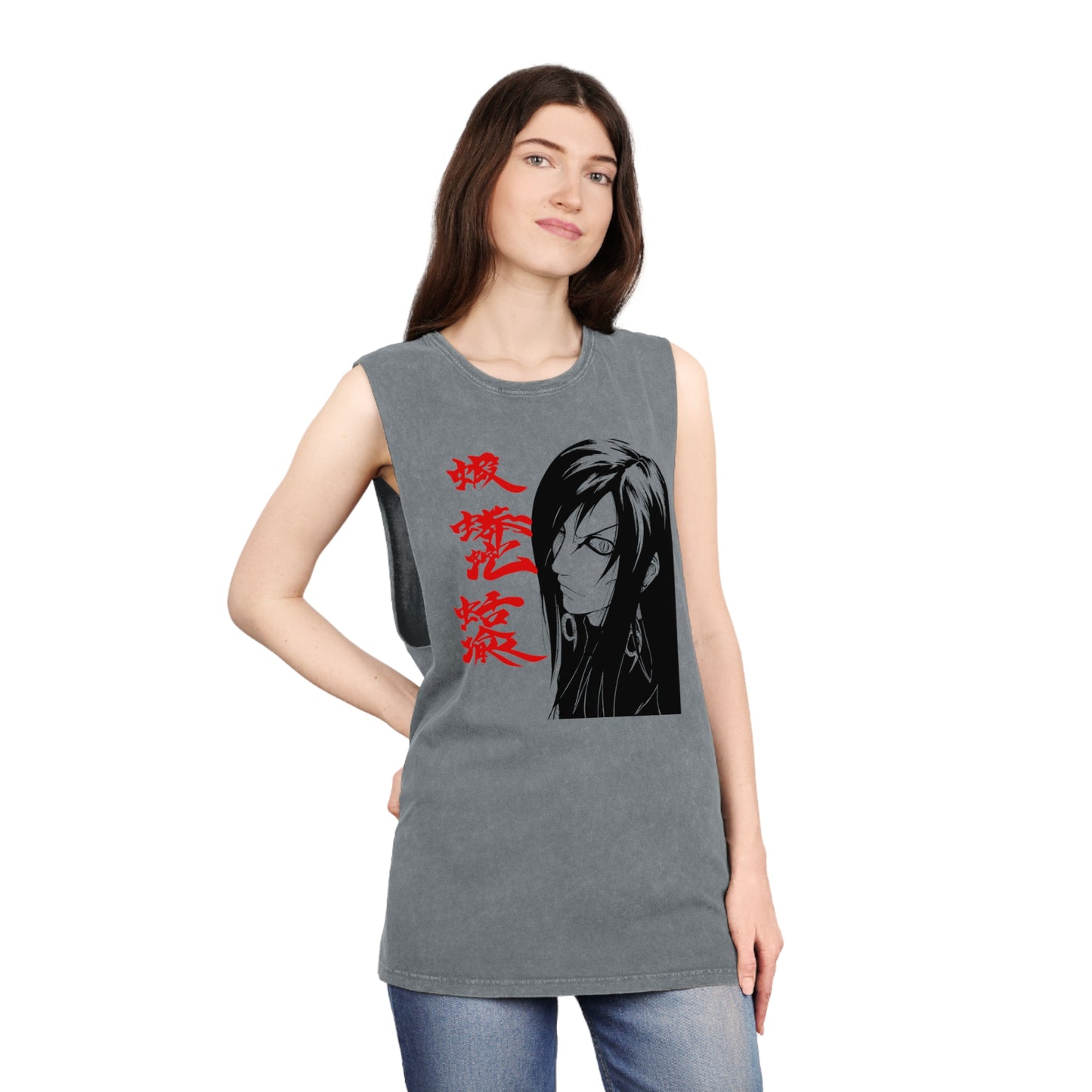 Naruto - Orochimaru - Stonewash Tank Top