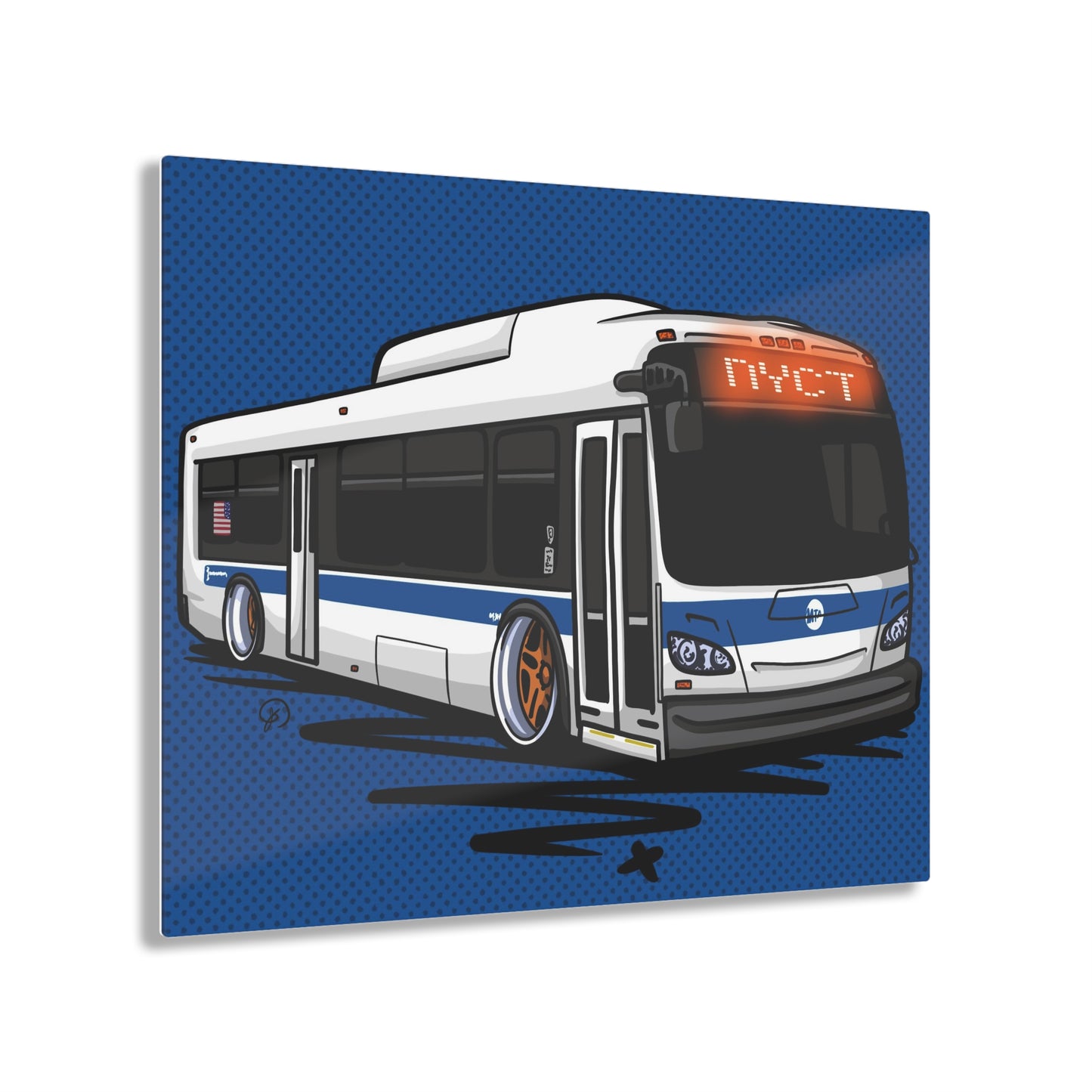 Sxetched X r0cean11 - NYCT - Acrylic Print