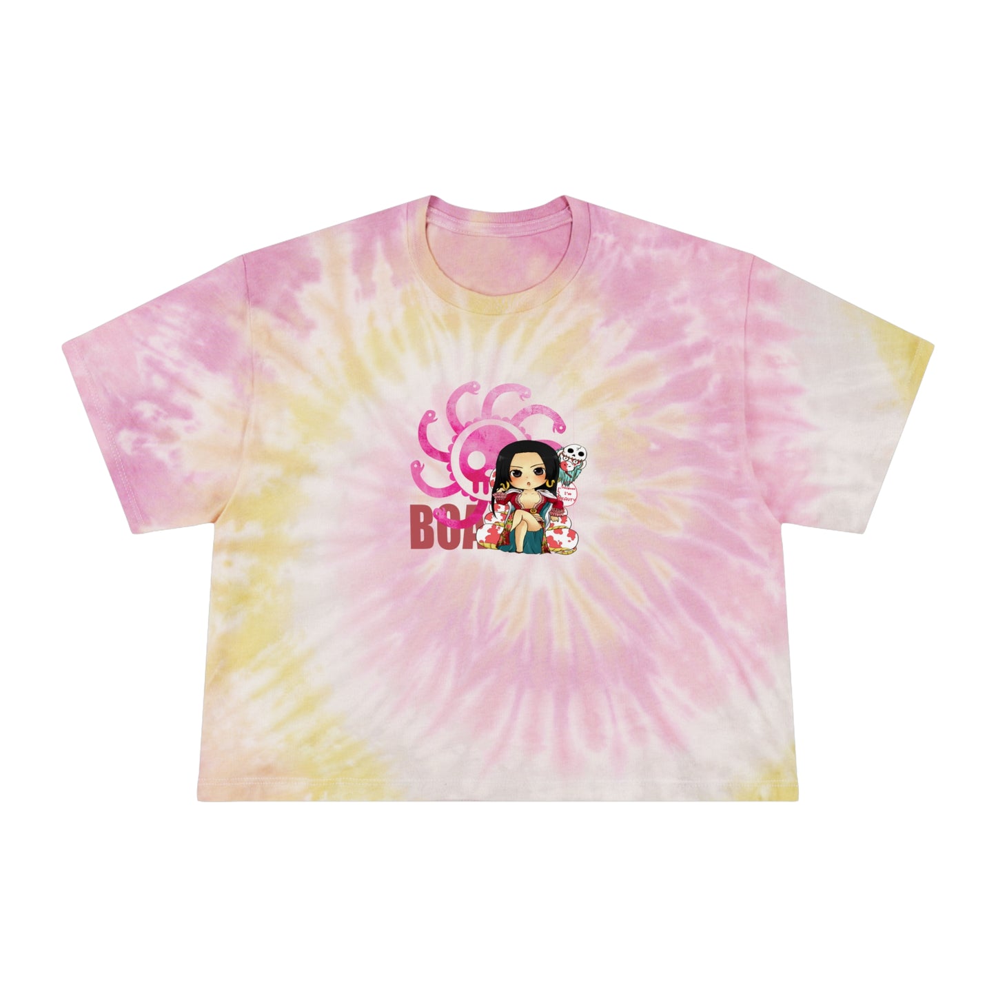 One Piece - Boa - Womens Tie-Dye Crop Tee