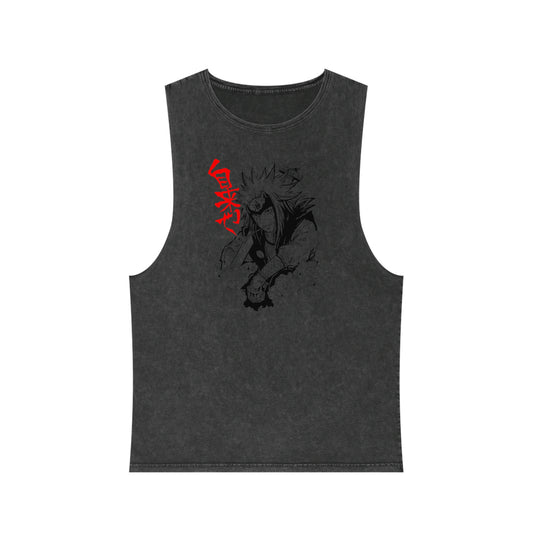 Naruto - Jiraiya - Stonewash Tank Top