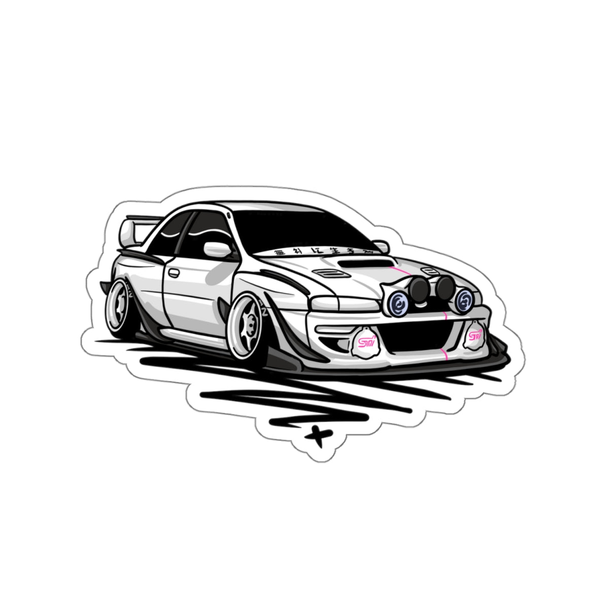 Sxetched X r0cean11 - Subie - Sticker