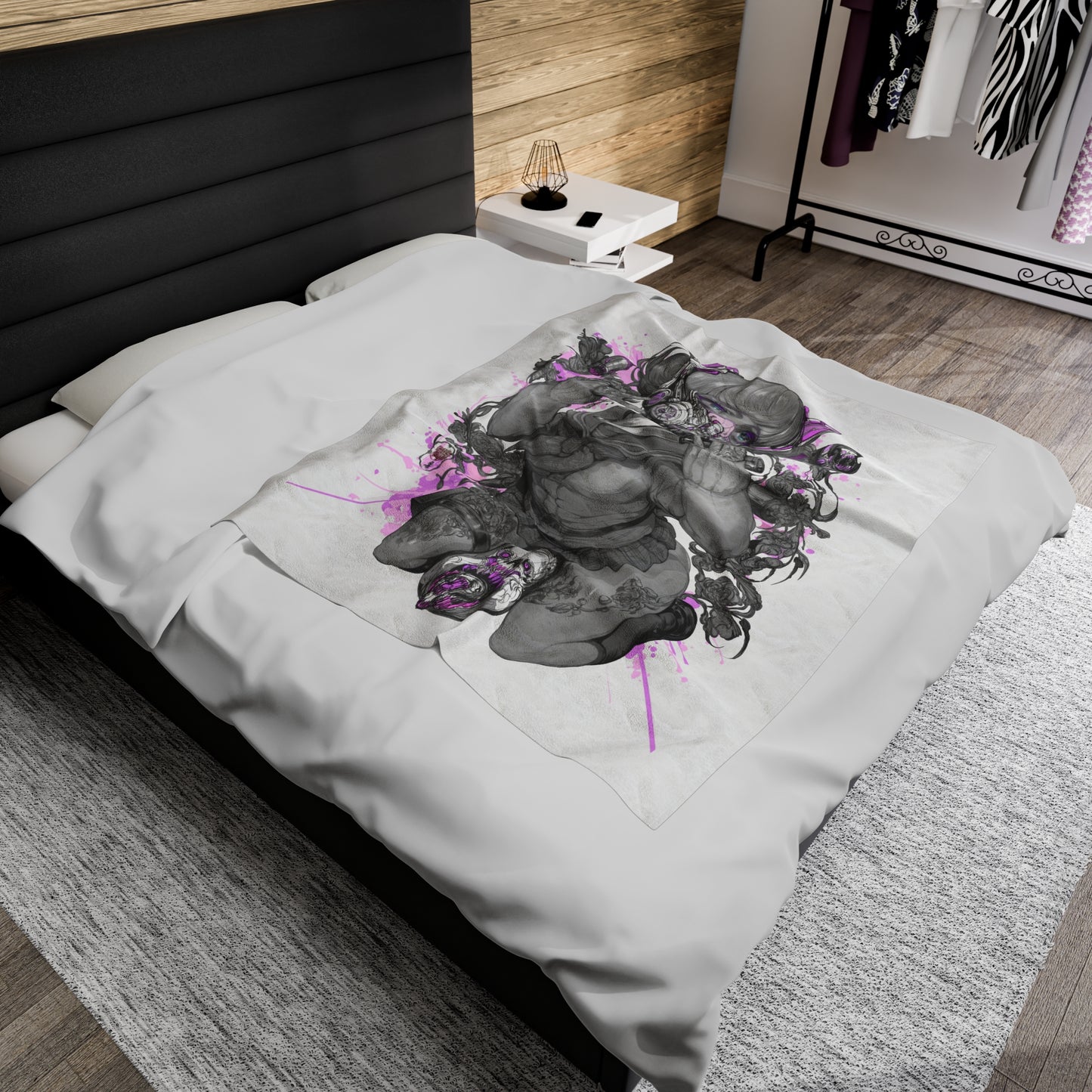My Hero Academia - Himiko Cyberpunk - Velveteen Plush Blanket