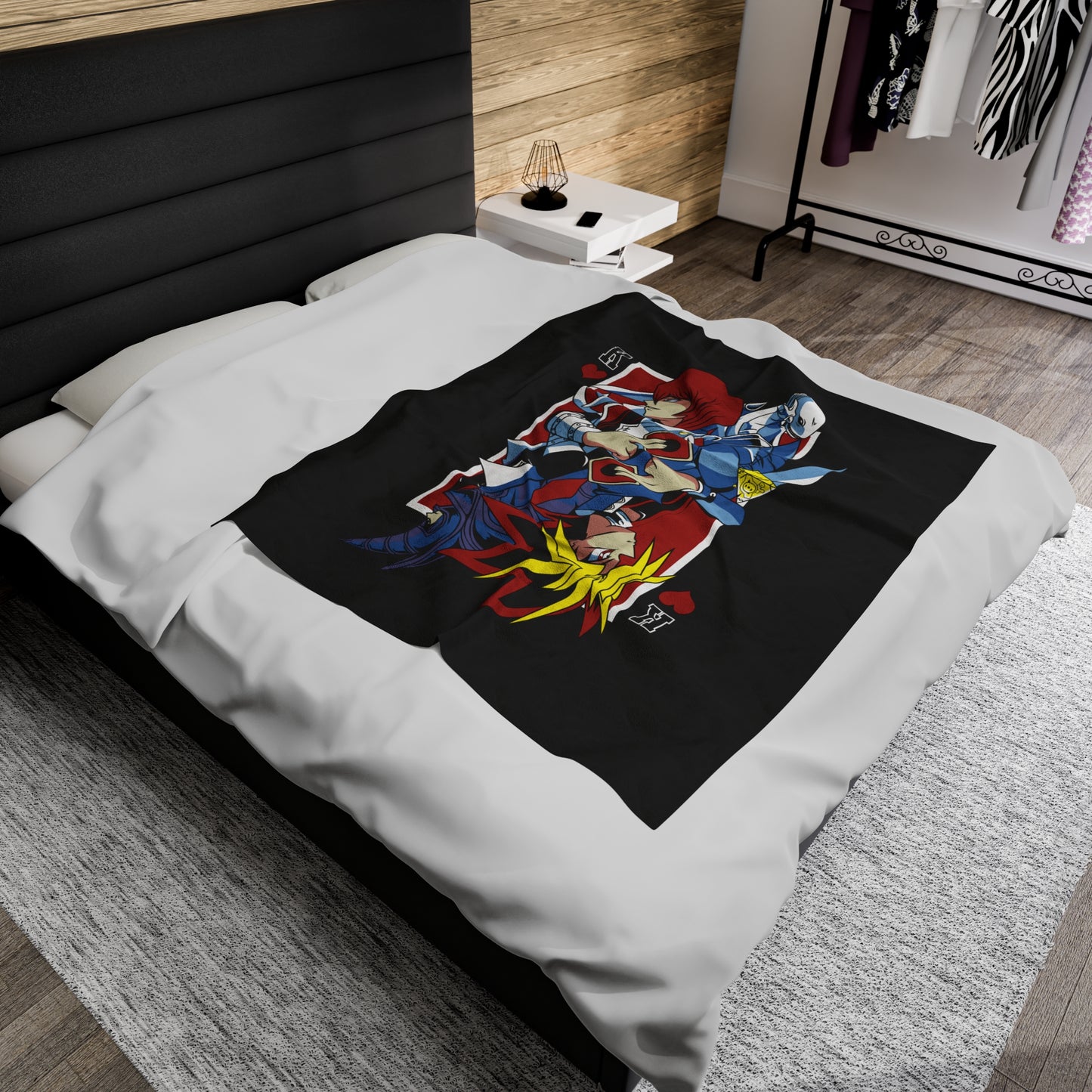 Yu-Gi-Oh! - King of Hearts - Velveteen Plush Blanket