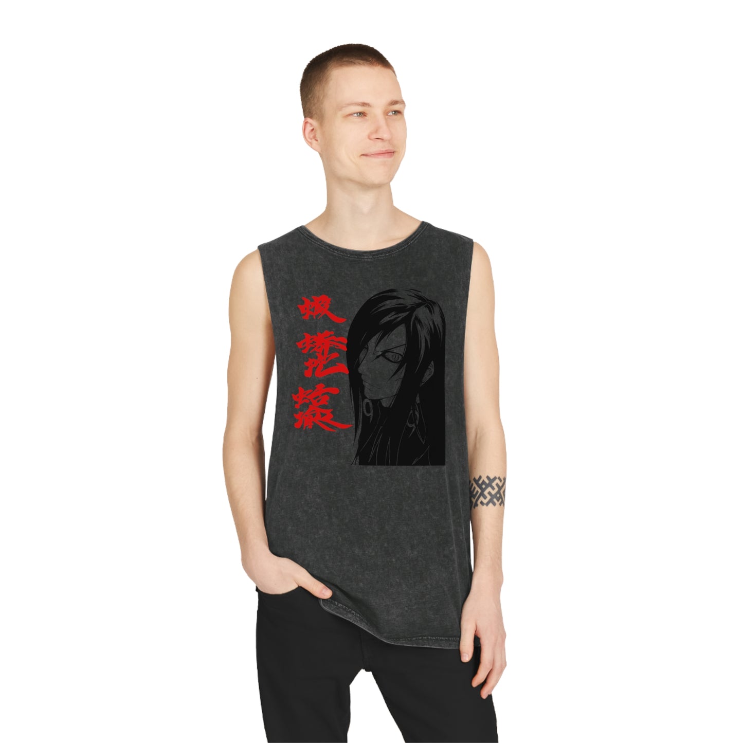 Naruto - Orochimaru - Stonewash Tank Top