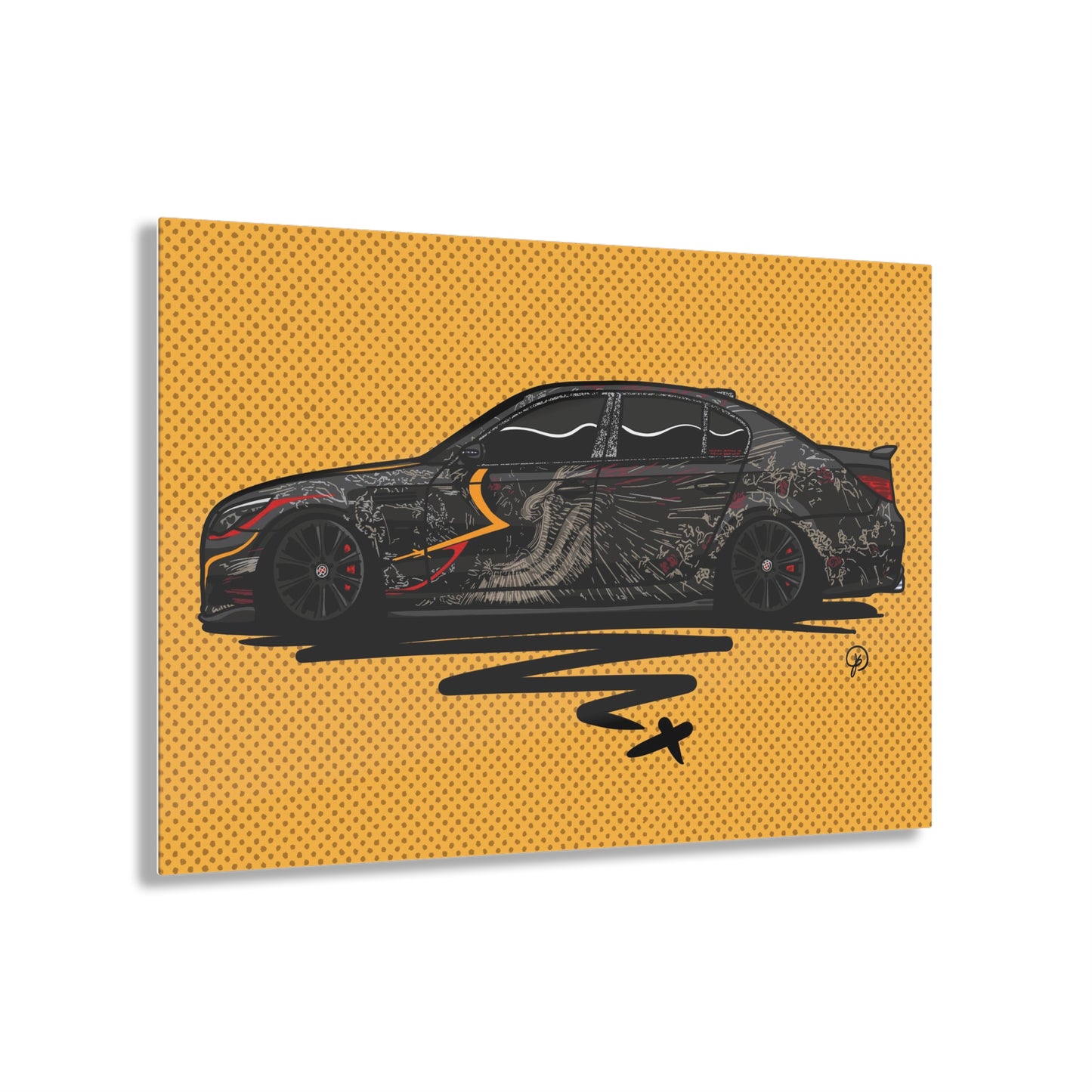 Sxetched X r0cean11 - 2008 BMW E60 DINAN M5 6MT - Acrylic Print