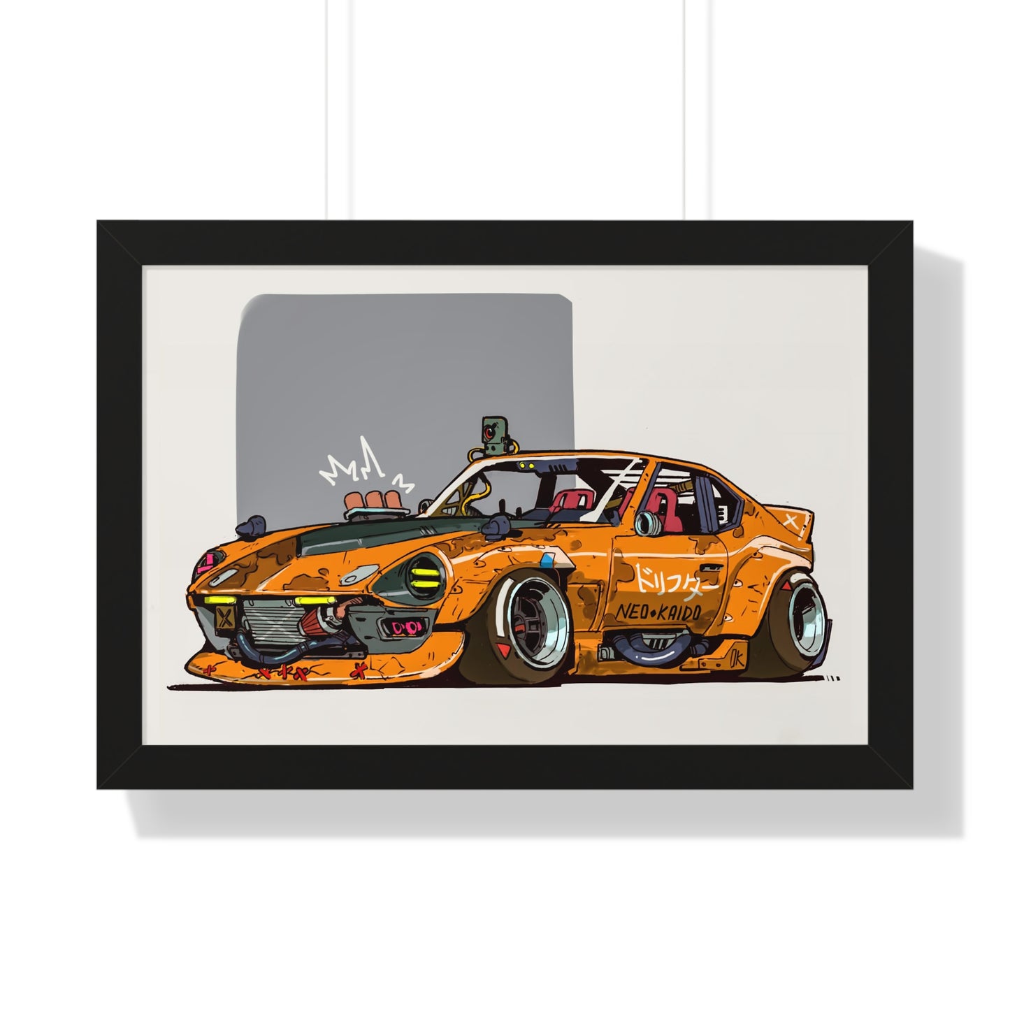 Anime '82 - Datsun - Framed Poster