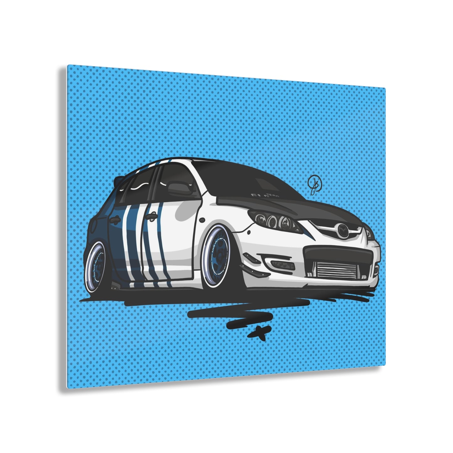 Sxetched X r0cean11 - 2008 Mazda Speed 3 - Acrylic Print