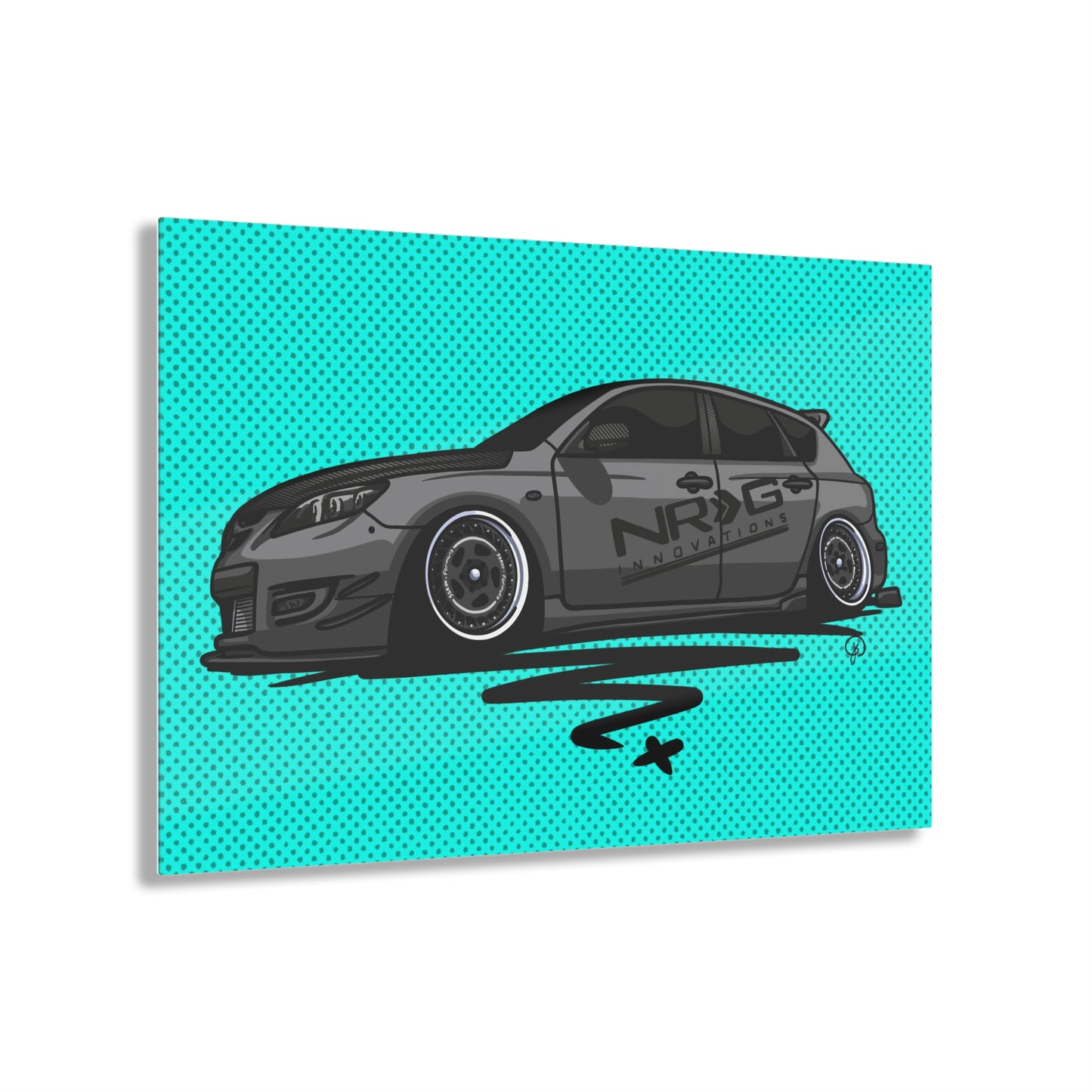 Sxetched X r0cean11 - 2008 Mazda Speed 3 - Acrylic Print