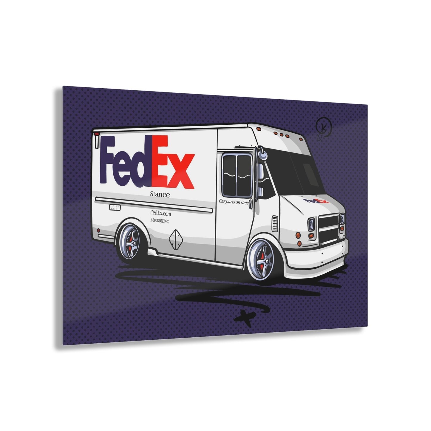 Sxetched X r0cean11 - Car Parts On Time - Acrylic Print