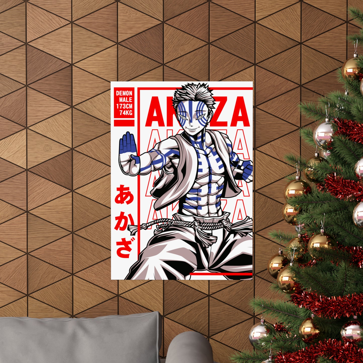 Demon Slayer - Akaza - Poster