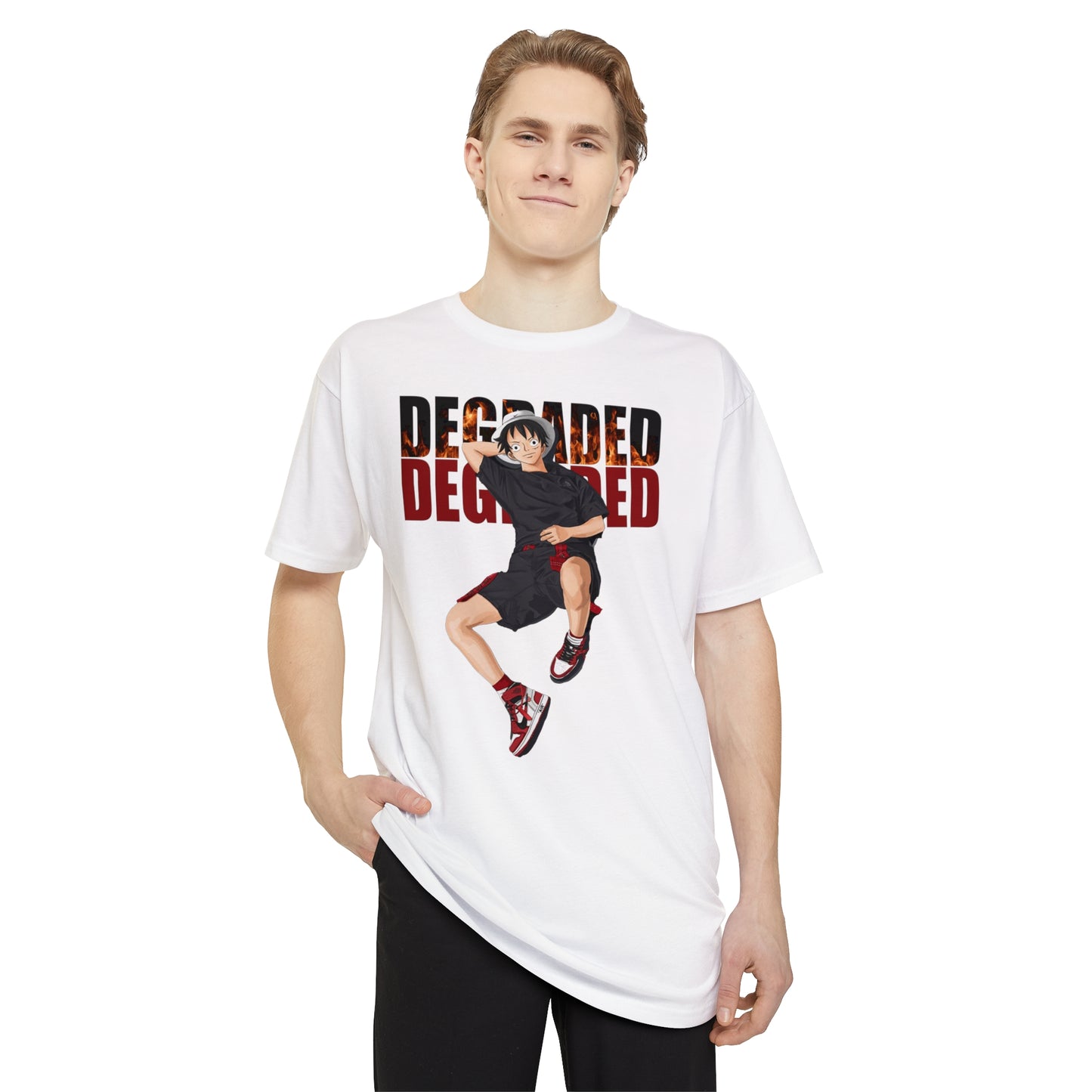 One Piece - Degraded- Long Body Urban Tee